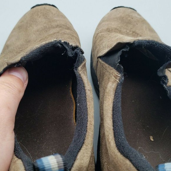 Merrell Men's Jungle Moc 100% Smoke Suede Leather Slide On Shoes Size 10.5 - Picture 3 of 9